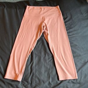 Lululemon Align Crop Leggings Size 10 with 21 inch inseam.